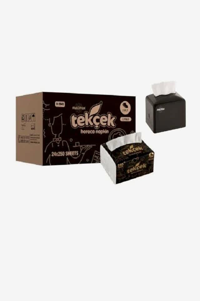 Tekçek Peçete 24*250 Tekçek Mini Peçete Dispanseri Hediyeli