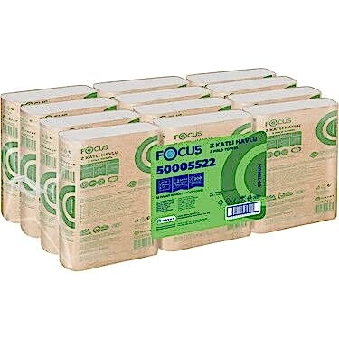 Focus  Z Katlı Havlu 200 Yaprak x 12 Paket