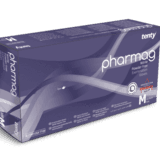 TENTY PHARMAG (YABAN MERSİNİ MAVİSİ) NİTRİL PUDRASIZ ELDİVEN M
